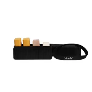 4-Compartment Travel Case - Black