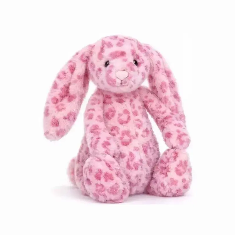Jellycat Pink Leopard Bunny Plush Is a Soft Spotted Bunny Stuffed Animal for Baby Shower, Birthday Gifts and Nursery Decor