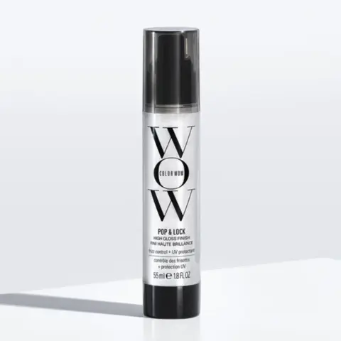 Color Wow Pop + Lock High Gloss Finish Serum | Hair Oil-In-Serum for Frizzy Hair | Anti Frizz Serum for Smooth, Glossy Hair & High Shine Finish | With 3 Levels Of Heat Protection | UV Protection Against Color Fade