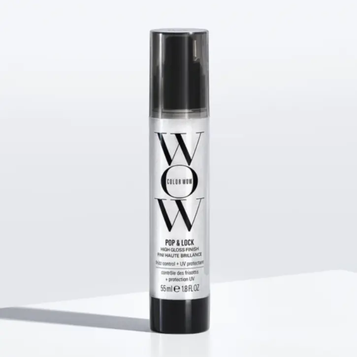 Color Wow Pop + Lock High Gloss Finish Serum | Hair Oil-In-Serum for Frizzy Hair | Anti Frizz Serum for Smooth, Glossy Hair & High Shine Finish | With 3 Levels Of Heat Protection | UV Protection Against Color Fade