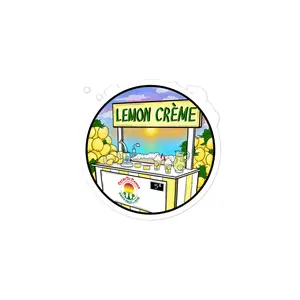 Lemon Crème Bubble-free stickers