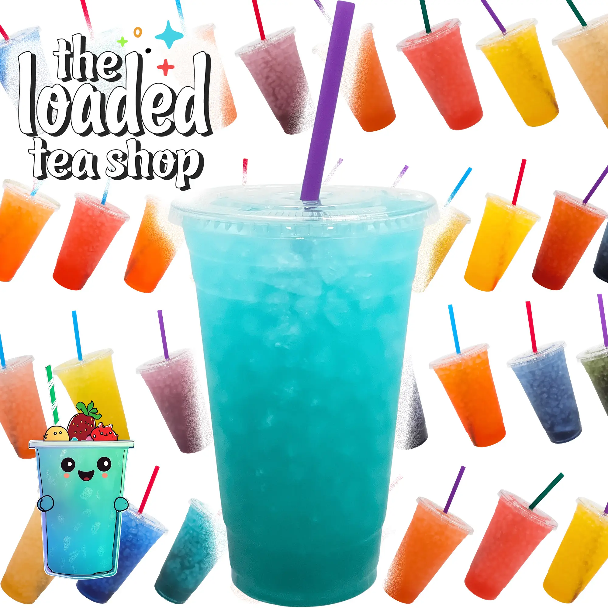 Loaded Tea Beverage Single Pack Mix Match Multi Flavor Boosted Hydration Drink Electric Focus Energy Powder