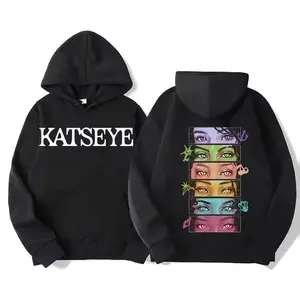 Women's Katseye Kpop Hoodie, Vintage Graphic Print Sweaters, Soft Cotton Long Sleeve Beautiful Chaos Tour Merch, Casual Streetwear