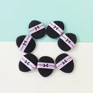 Rumilife 8PCS Mini Thumb Makeup Sponge Puff – Wet & Dry Dual-Use Cushion Blender for Concealer & Foundation