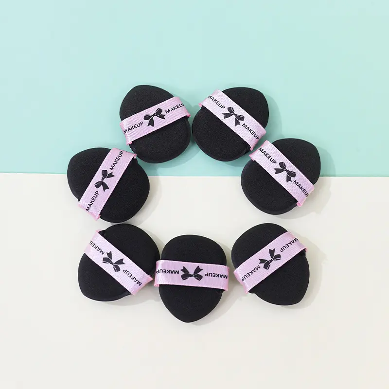 Rumilife 8PCS Mini Thumb Makeup Sponge Puff – Wet & Dry Dual-Use Cushion Blender for Concealer & Foundation