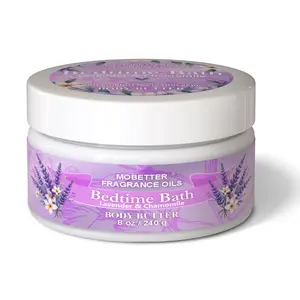 MOBETTER FRAGRANCE OILS Bedtime Bath Lavender & Chamomile 8 Oz Body Butter for Unisex