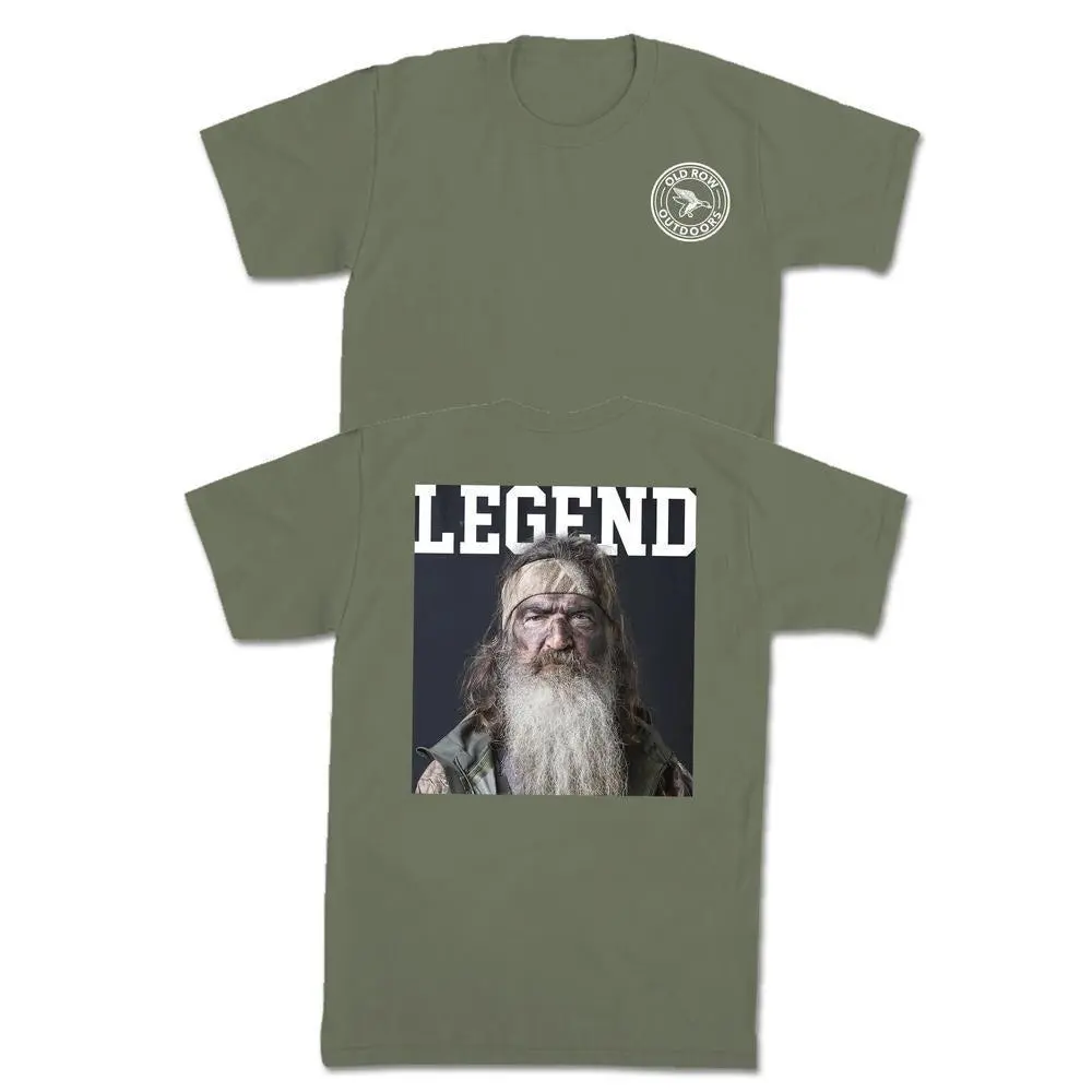 Phil Robertson Legend Charity Graphic Tee Mens Unisex Outdoor Streetwear Cotton Top Vintage Hunting Retro Style