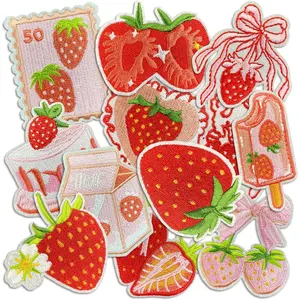 Boho Girly Iron On Patches, Cute Embroidery Applique Patch, DIY Decorative Heat Press Patches for Jeans Jackets Clothing Backpacks Hats (Boho4 12 count)