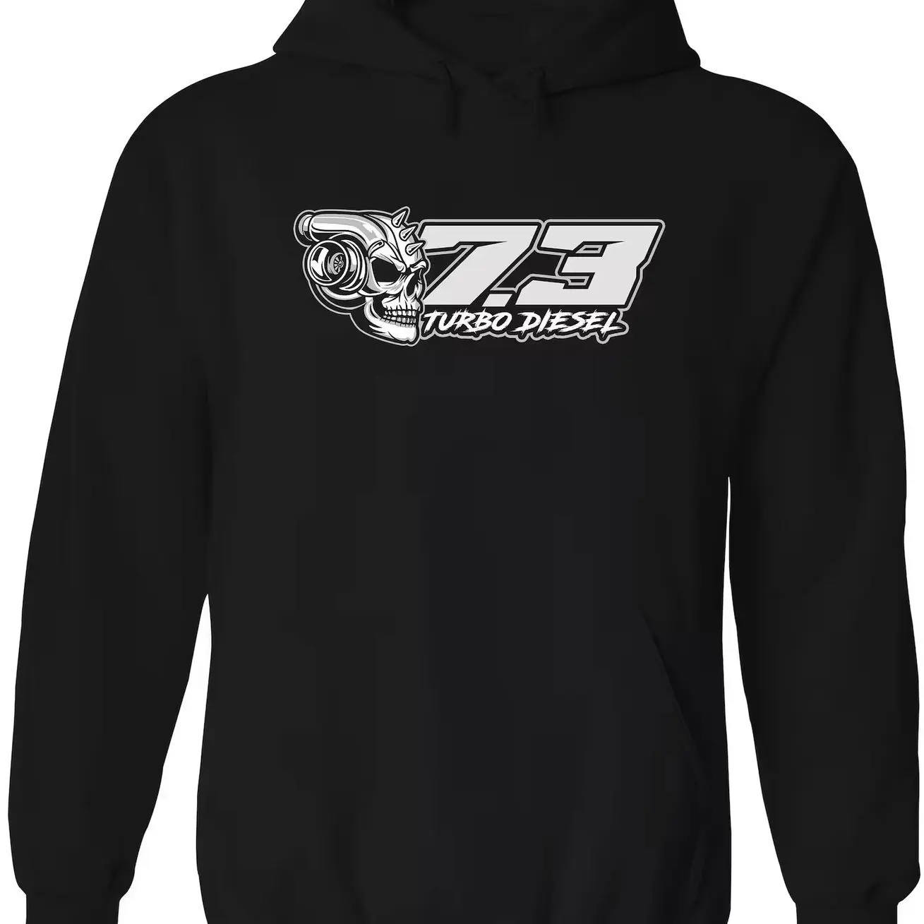 7.3 Turbo Diesel Skull Hoodie Pullover Sweatshirt Sweater Duramax Powerstroke JDM Diesel Truck Unisex T-Shirt