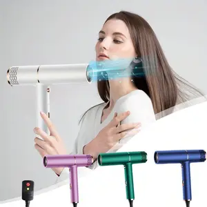 Portable Hair Dryer Professional Ionic Hair Dryer,, Powerful Blow Dryer For Fast Drying,Compact & Folding Blow Dryer For Family, Travel, Salon Use.