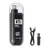 High Quality Cordless Quiet Electric Nose & Ear Hair Trimmer for Men - IPX7 Waterproof Type-C Rechargeable, Painless Dual-Edge Blade, LED Display, Compact Portable, with Charging Cable, Daily Care Cool Gift for Adults, Cordless Quiet Trimmer