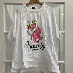 Unicorn Graphic Tee - Soft Cotton Unicorn Design, Oversized White T-Shirt, Unisex Fit, Great Quality, Casual Wear Essential