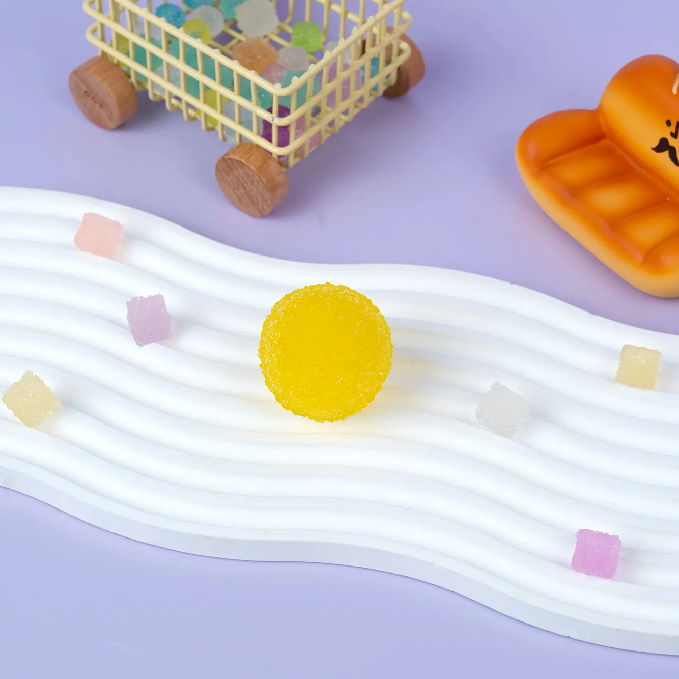 Mini Yellow (Slush Feel,Crunchy Sound)