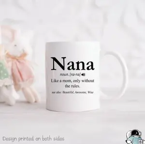 Nana Coffee Mug, Nana Definition, Gifts For Nana, Love Nana, Funny Nana Mug