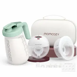 Momcozy Breast Pump Hands Free M5 & Momcozy Breast Milk Pitcher  Green  32oz