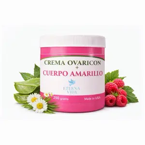 Eterna Vida Crema Ovaricon + Cuerpo Amarillo 250 Grams Made in USA