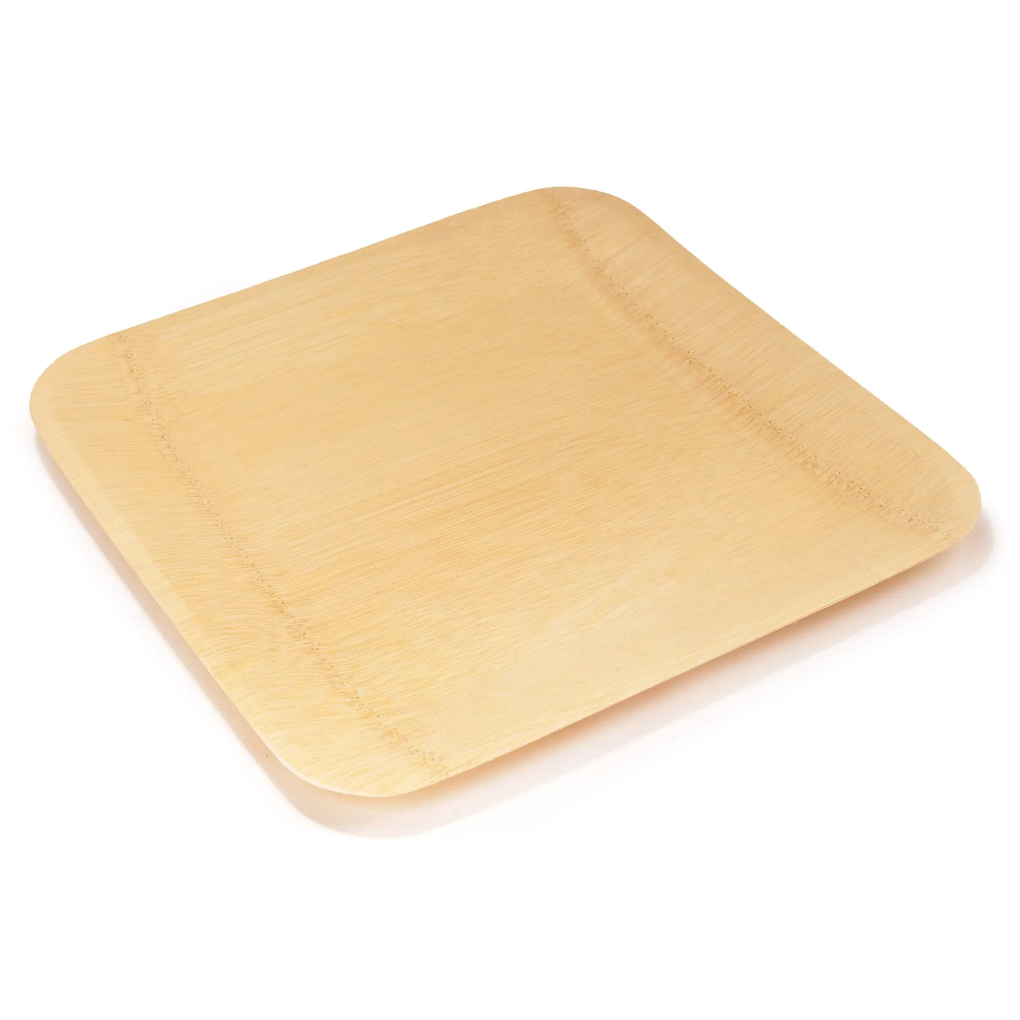 Disposable Square Bamboo Veneer Plate