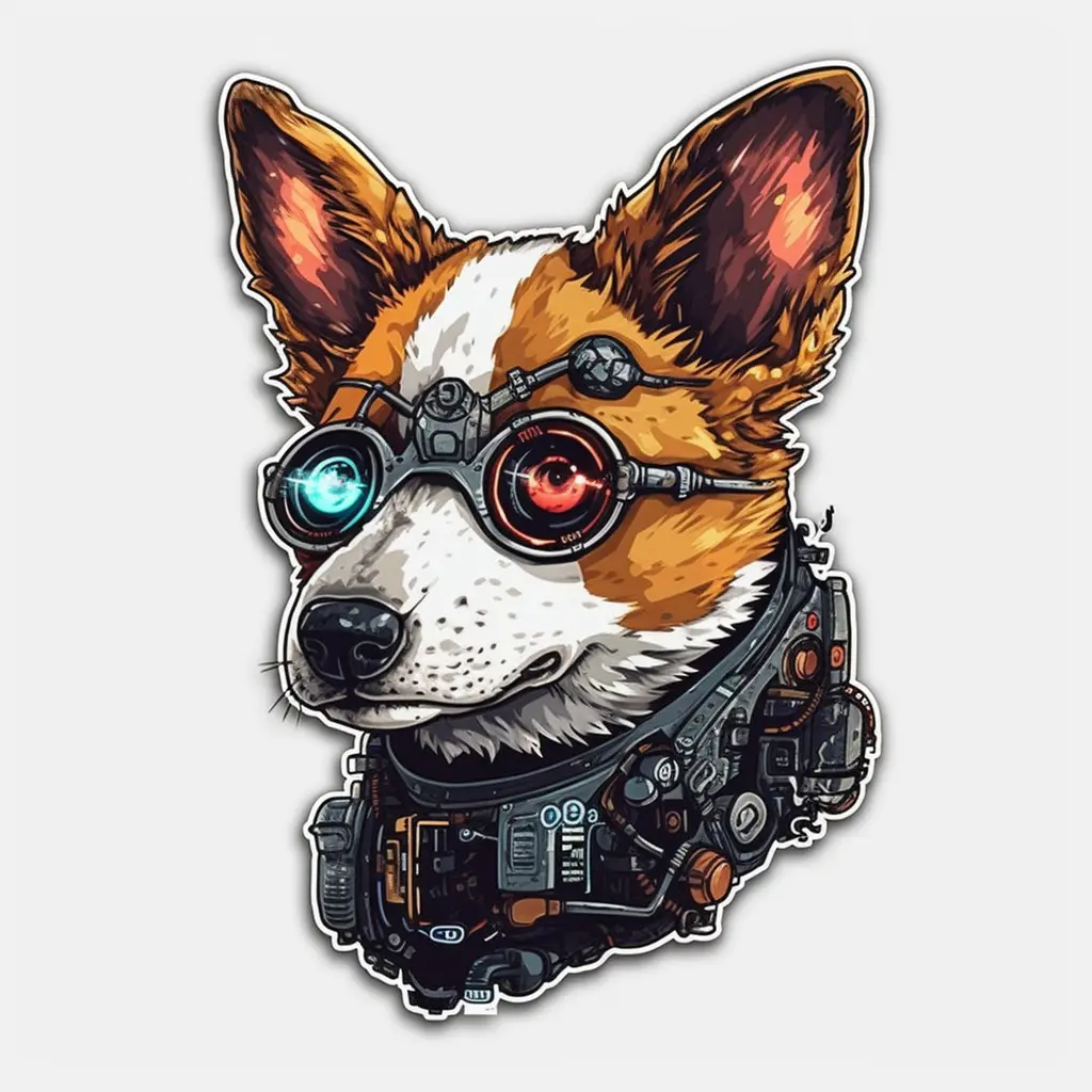 Corgi Dog Vinyl Decal Sticker for Car, Laptop, Tumbler and More. # 003545