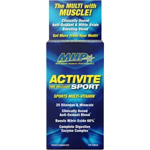 MHP Activite Sport – Multivitamin with 25 Vitamins & Minerals, Enzymes & Antioxidants, 120 Tablets