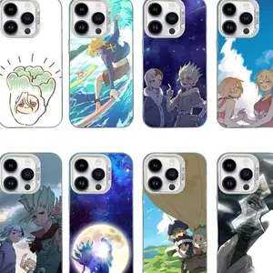 CUTE Anime D-Dr. Stone Phone Case  Compatible with iPhone 11, 12, 13, 14, 15, 16, 17 & Samsung S22 S23 S24 S26 – check our available sizes