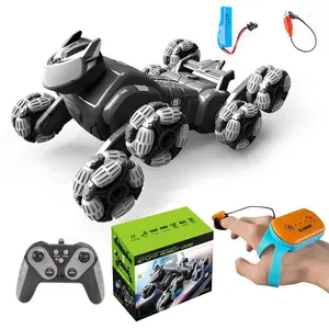 Remote Control Stunt Car Toy, 360 Degree Flip Remote Control Car Toy with Lithium Battery, Hand Gesture Sensor Car Toy, Birthday Gift for Boys