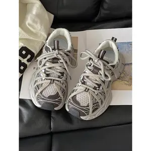 Trendy All-Season Dad Sneakers, Versatile Casual Shoes with Multiple Strap Designs, Perfect for Daily Commute & Leisure Wear