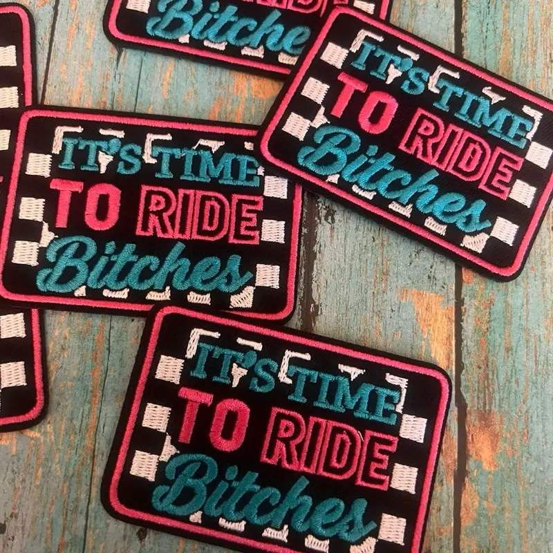 Time to ride iron on Patch