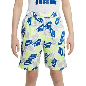 [DA0853-100] YOUTH NIKE WOVEN ALL OVER PRINT SHORTS