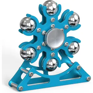 Desk-Fidget-Toys for Ferris-Wheels-Spinner: Metal Kinetic-Spinner 4mins, Cool-Gadgets for Kid Children Teen Adult EDC-Toy, ADHD Tools Cool-Stuff Stress Relief for Office Home School Christmas