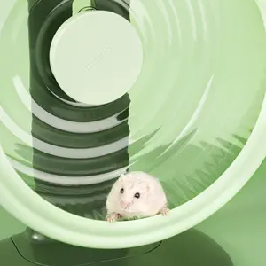 Mini and Moe Silent Crystal Running Wheel XL for Hamster Super-Silent Adjustable