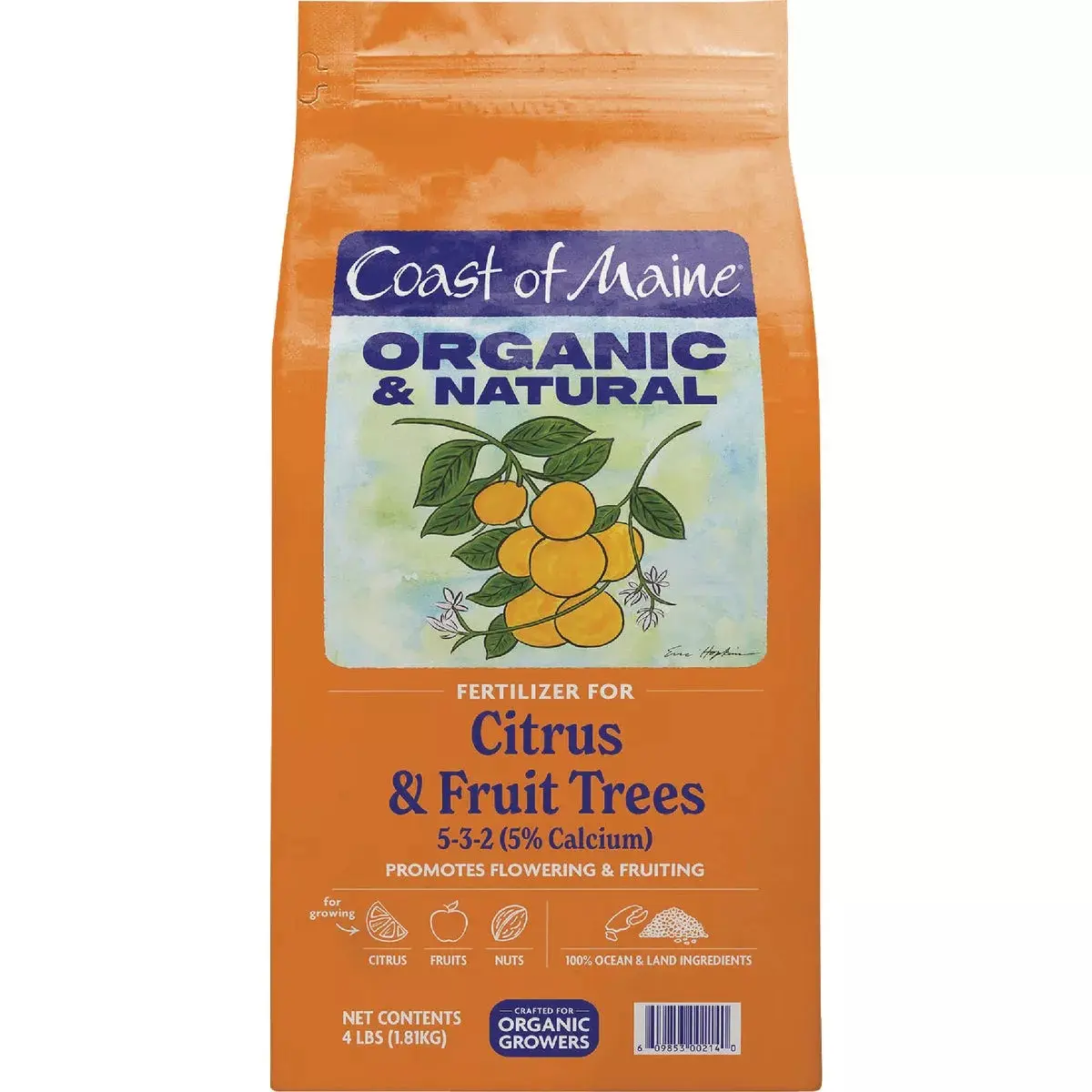 Coast of Maine 149338 4 lbs Citrus Fertilizer