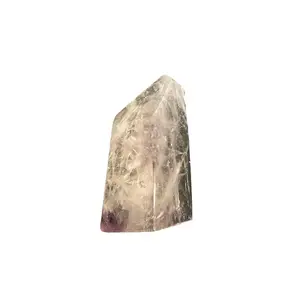 Qi Studio Amethyst Quartz Feng Shui Decor Crystal Aura Boost with Natural Coloration and Unique Shape