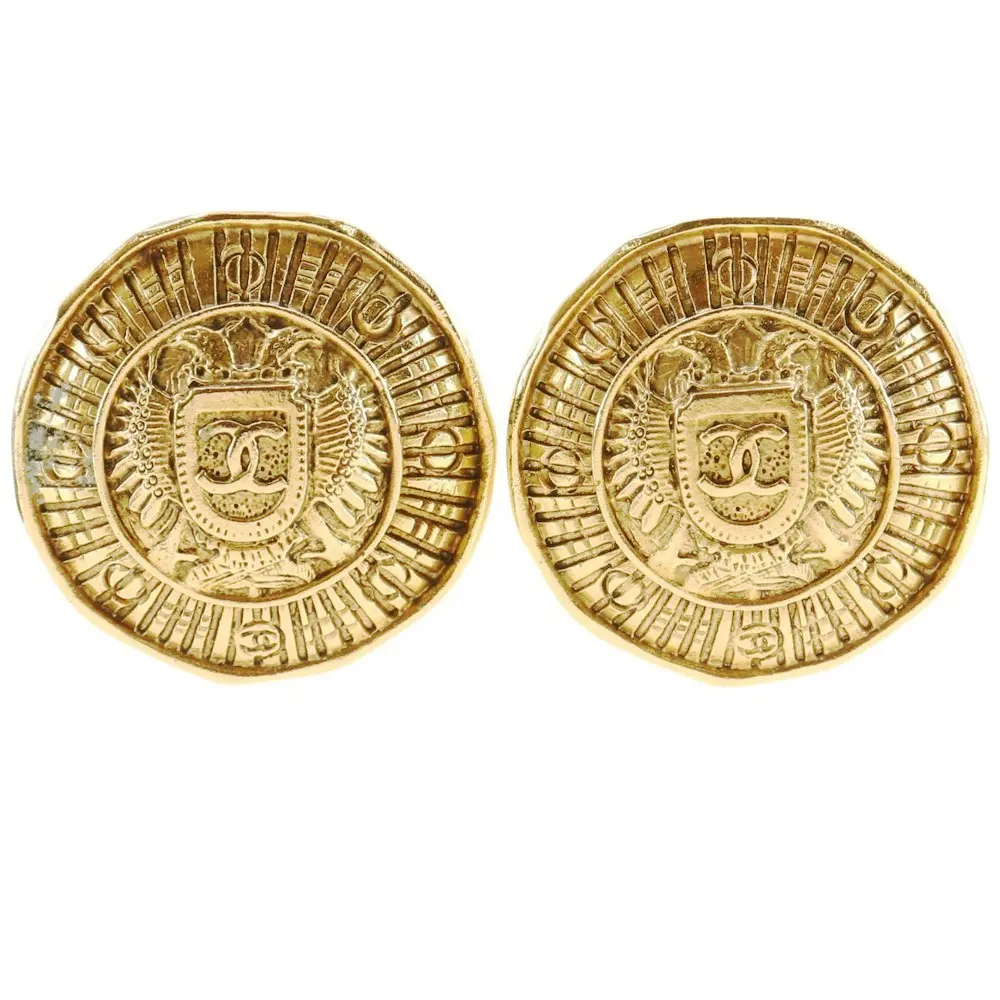 Pre-owned CHANEL Stainless Small Leather Goods 31 RUE CAMBON Earrings