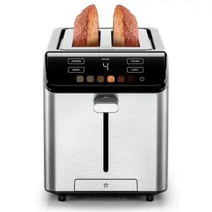 Chefman Smart Touch 2 Slice Digital Toaster with 6 Touchscreen Shade Settings – Stainless Steel