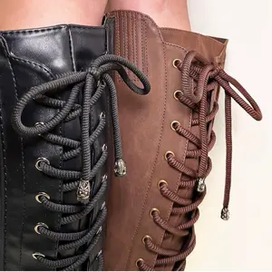 Forever Lace-Up Adventure Knee High Boots - Stylish & Comfortable for Everyday Wear