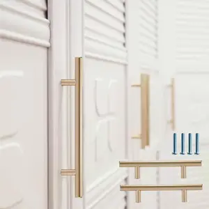 Durable and Sturdy Cabinet Handle, Aluminum Alloy Handle, Durable Fashion Drawer Handle Suitable for Kitchen and Bathroom