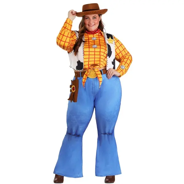 Plus Size Deluxe Pixar Toy Story Woody Costume for Women (© Disney) (© Disney/Pixar)