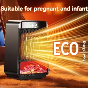 Mini Space Heater for Desk & Bedroom, Energy Efficient Personal Heater, Quiet & Safe with Tip-Over Protection, Best Winter Gift for Family & Friends, Bedroom Office Use