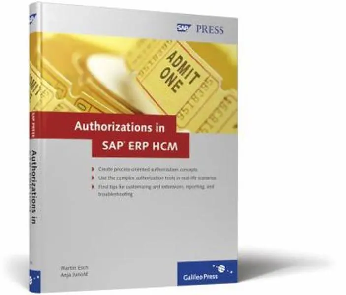 USED Book - Authorizations in SAP ERP HCM: Design, Implementation, Operation by Martin Esch (Hardcover) - english