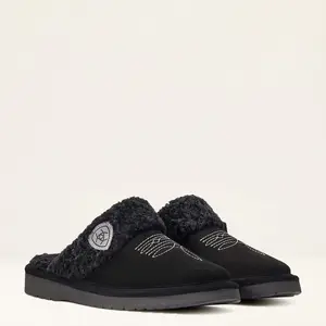 Ariat Women's Jackie Black Square Toe Slippers