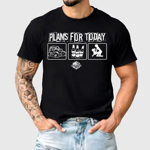 Men's Comfort Plan For Today Tshirt , Colors Plan For Today Shirt Unisex Cotton T-shirt