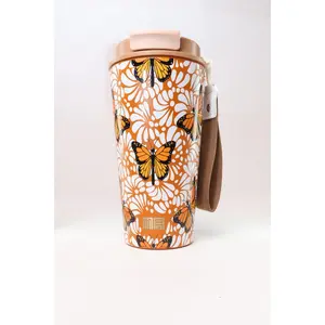 Tazita de Barro - Mariposa