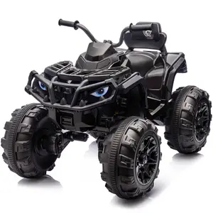 Hikiddo 24V Kids ATV 4 Wheeler, 24V 4WD Electric ATV Ride On Toy for Kids, 4×200W Motor, 5.6 MPH Max Speed