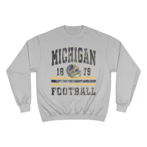 Michigan Football Champion S600 Sweatshirt, Cozy Sporty Apparel, Game Day, Casual Wear, Athletes, Gift for Fans