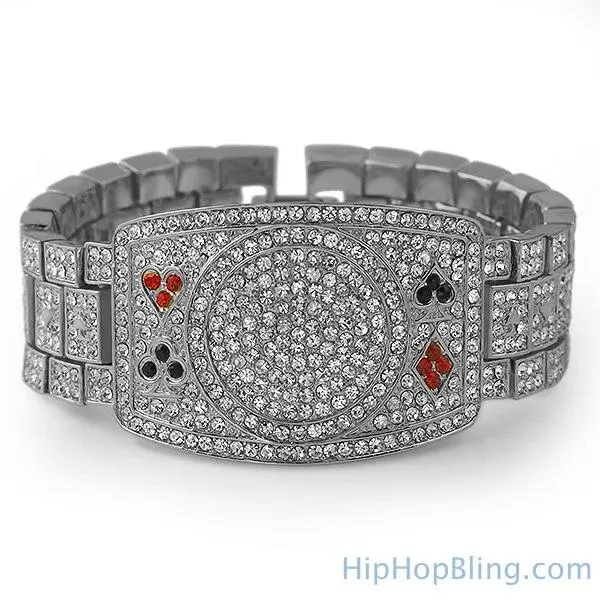 Poker Bracelet Texas Hold Em Bling Bling