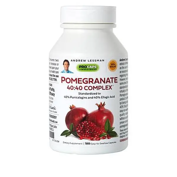 Andrew Lessman Pomegranate 40:40 Complex - 180 Capsules