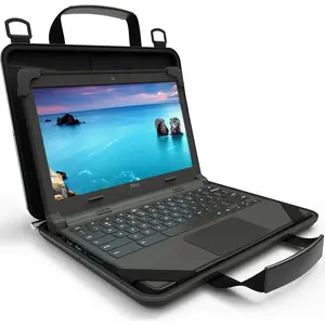 13-14 Inch Always- Chromebook Protective Hard Case with Adjustable  Strap and Carrying Handles