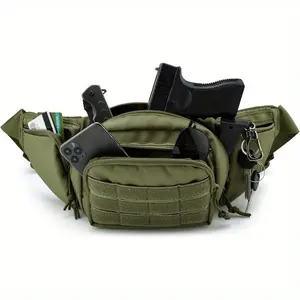 Outdoor Multifunctional Tactical Waist Bag, Sports Running Hiking Casual Waist Bag, Cycling Crossbody Chest Bag, Hidden Gun Bag