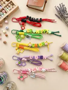 Custom Name Keyring with Fruit Charm