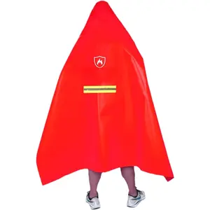 Flame Shield 1 Pack - Resistant Up To 1100 Degrees - CE Certified - Fire Cape - Fire Cloak - Fireproof Clothing - Fireproof Hooded Cloak -  Fire Blanket For
